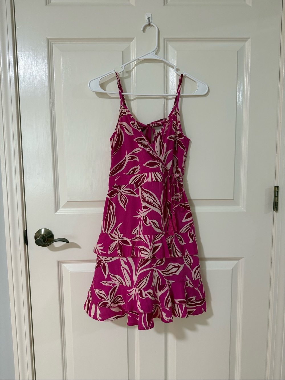Women's Fuchsia Floral Sundress
